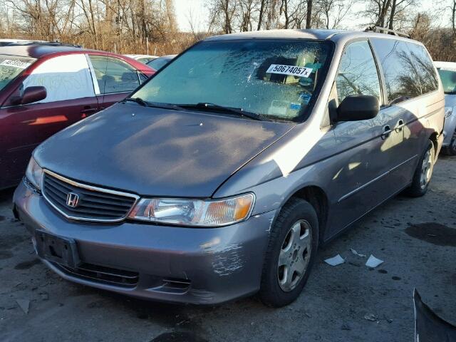 2HKRL1863YH524786 - 2000 HONDA ODYSSEY EX GRAY photo 2