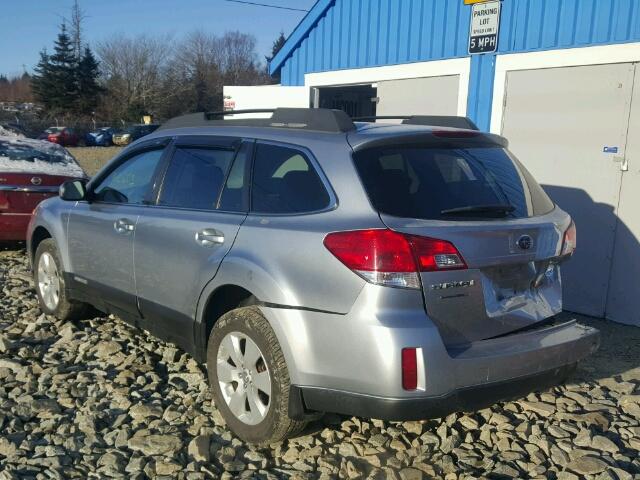 4S4BRGGCXC1232283 - 2012 SUBARU OUTBACK 2. GRAY photo 3