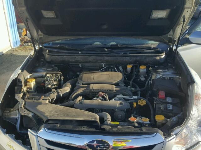 4S4BRGGCXC1232283 - 2012 SUBARU OUTBACK 2. GRAY photo 7