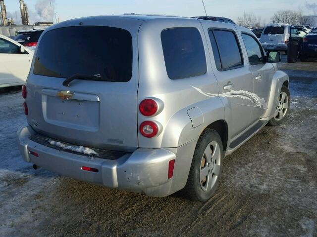 3GNBAADB4AS619838 - 2010 CHEVROLET HHR LS SILVER photo 4