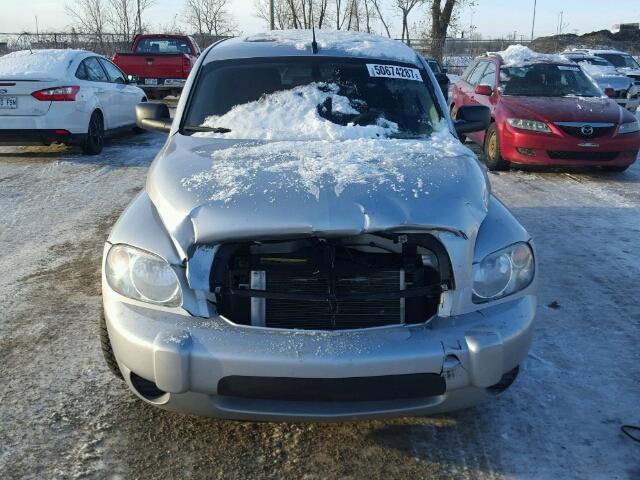 3GNBAADB4AS619838 - 2010 CHEVROLET HHR LS SILVER photo 9