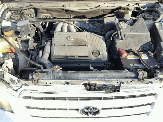 JTEGF21A020068393 - 2002 TOYOTA HIGHLANDER WHITE photo 7