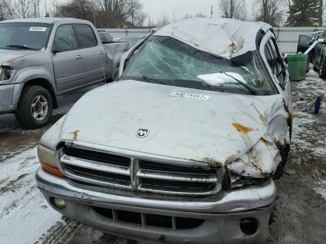 1B7HG48N12S593820 - 2002 DODGE DAKOTA QUA GRAY photo 9