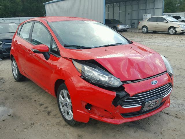 3FADP4EJ9FM211103 - 2015 FORD FIESTA SE RED photo 1