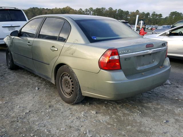 1G1ZS54884F217340 - 2004 CHEVROLET MALIBU GREEN photo 3