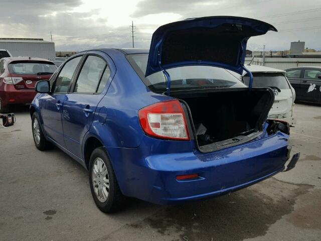 JS2YC5A39D6101630 - 2013 SUZUKI SX4 LE BLUE photo 3