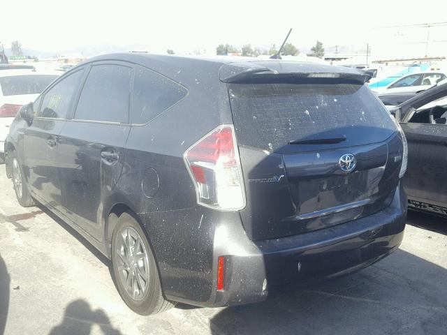 JTDZN3EU6HJ058173 - 2017 TOYOTA PRIUS V GRAY photo 3