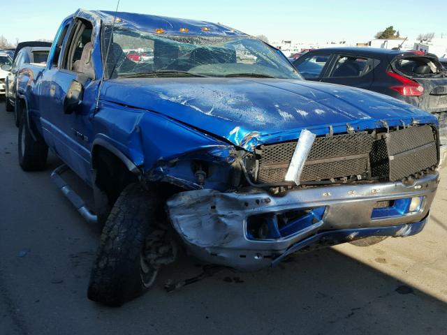 3B7HF13Z1WG159616 - 1998 DODGE RAM 1500 BLUE photo 1