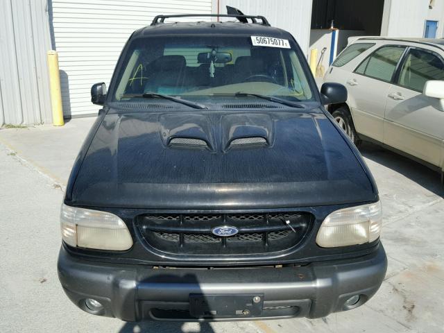 1FMYU22E5XUC06506 - 1999 FORD EXPLORER BLACK photo 9