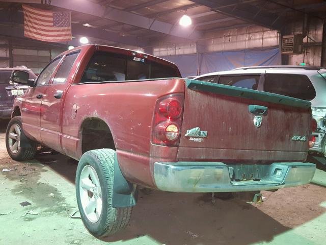 1D7HU18208S548797 - 2008 DODGE RAM 1500 S RED photo 3