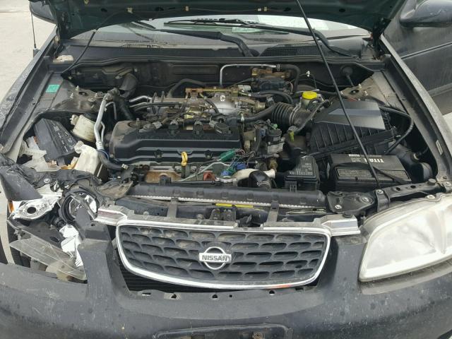 3N1CB51D32L609212 - 2002 NISSAN SENTRA XE BLACK photo 7