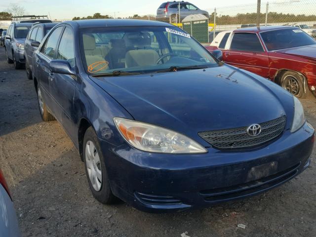 4T1BE32K33U203547 - 2003 TOYOTA CAMRY LE BLUE photo 1