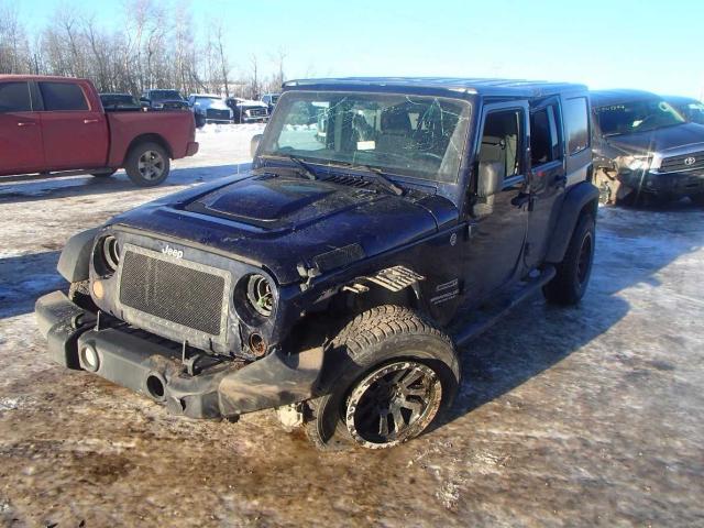 1C4HJWDG6DL604392 - 2013 JEEP WRANGLER U BLACK photo 2