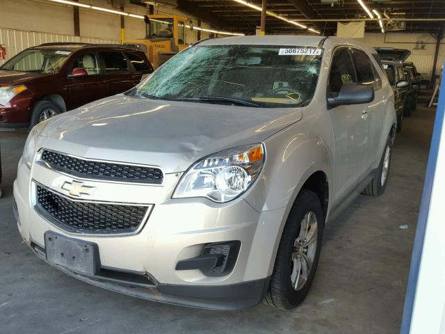 2CNFLCEC6B6226460 - 2011 CHEVROLET EQUINOX LS TAN photo 2