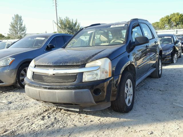 2CNDL13F366066004 - 2006 CHEVROLET EQUINOX LS BLACK photo 2