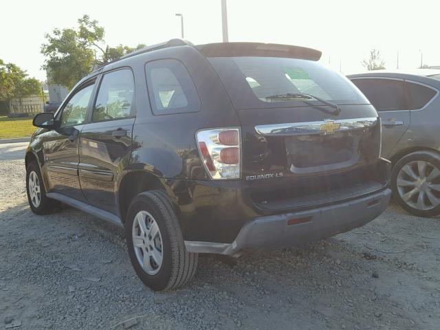 2CNDL13F366066004 - 2006 CHEVROLET EQUINOX LS BLACK photo 3