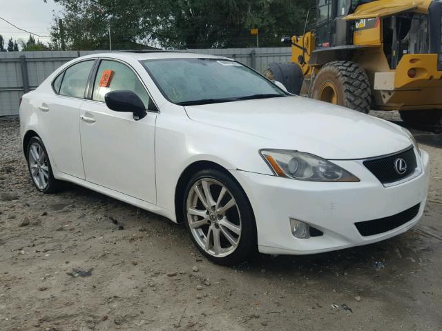 JTHBK262162020888 - 2006 LEXUS IS 250 WHITE photo 1