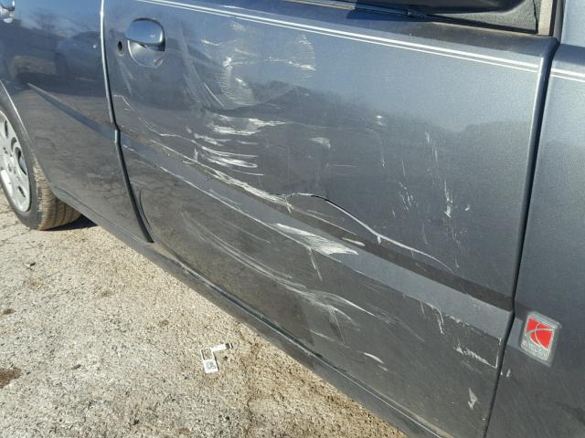 1G8AJ52F35Z101823 - 2005 SATURN ION LEVEL CHARCOAL photo 9