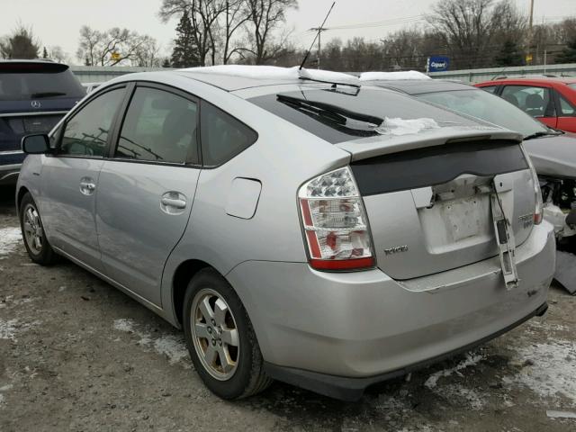 JTDKB20U467080095 - 2006 TOYOTA PRIUS SILVER photo 3