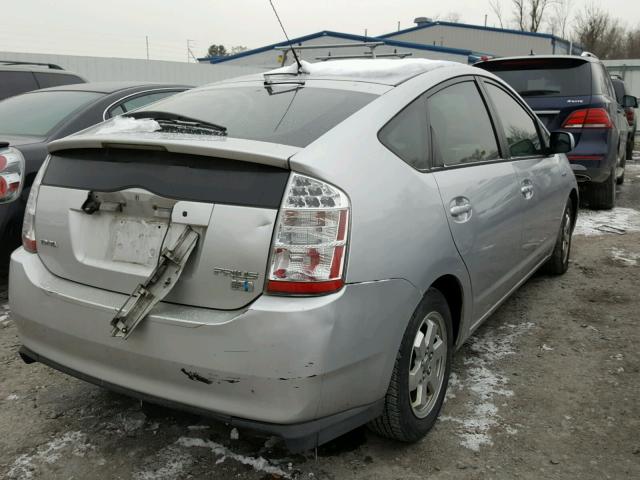 JTDKB20U467080095 - 2006 TOYOTA PRIUS SILVER photo 4