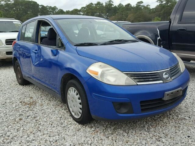 3N1BC13E77L413708 - 2007 NISSAN VERSA S BLUE photo 1