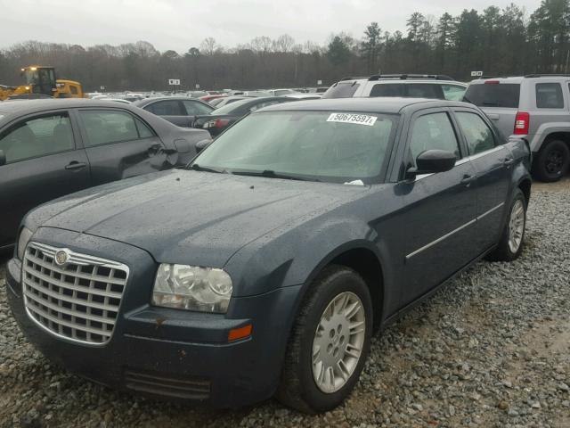 2C3KA43R07H852673 - 2007 CHRYSLER 300 BLUE photo 2