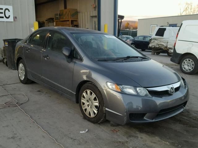 2HGFA1F38AH562774 - 2010 HONDA CIVIC VP GRAY photo 1