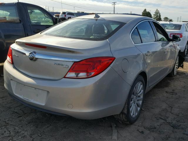 W04GN5ECXB1022837 - 2011 BUICK REGAL CXL SILVER photo 4