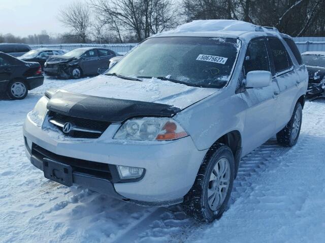 2HNYD18643H000941 - 2003 ACURA MDX TOURIN SILVER photo 2