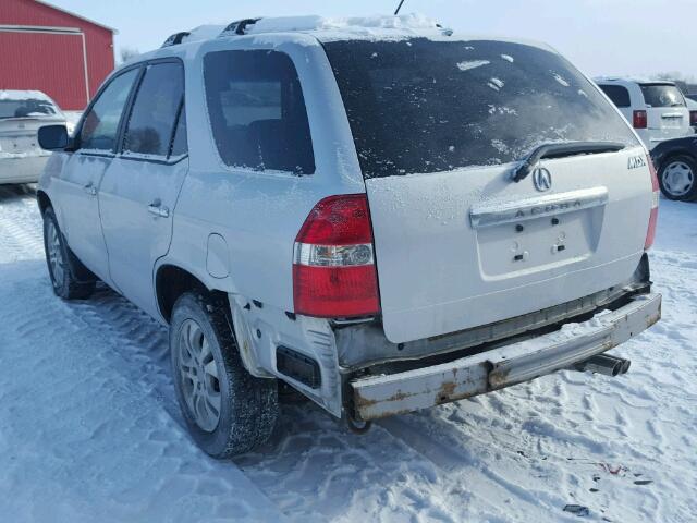 2HNYD18643H000941 - 2003 ACURA MDX TOURIN SILVER photo 3