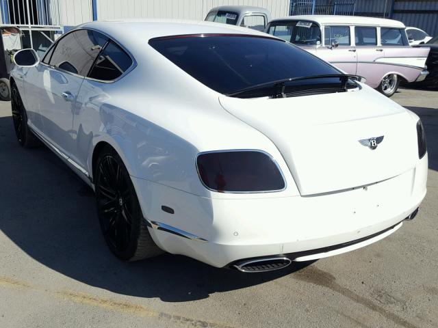 SCBFC7ZA9EC087296 - 2014 BENTLEY CONTINENTA WHITE photo 3