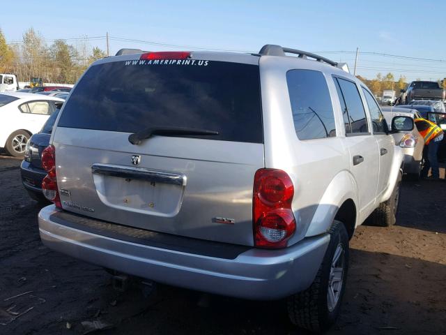 1D4HB48D25F556829 - 2005 DODGE DURANGO SL GRAY photo 4