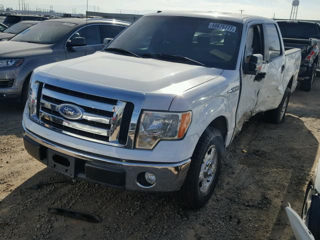 1FTPW12V19FB46090 - 2009 FORD F150 SUPER WHITE photo 2