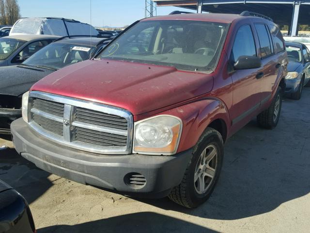 1D4HD38K76F157032 - 2006 DODGE DURANGO SX RED photo 2