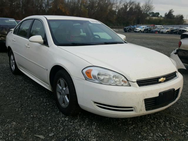 2G1WT57K391145419 - 2009 CHEVROLET IMPALA 1LT WHITE photo 1