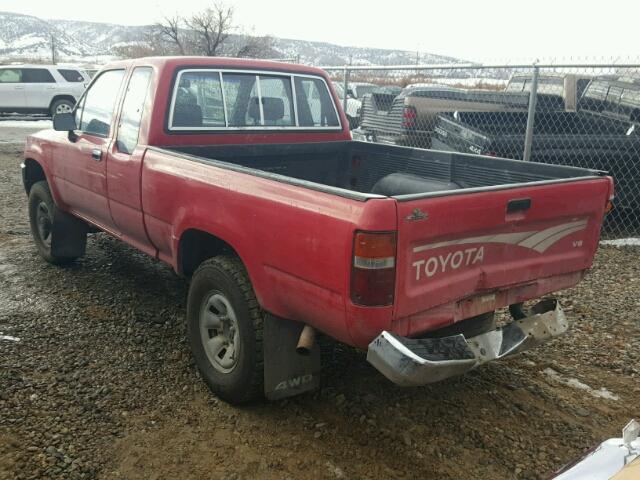 JT4VN13D6N5083486 - 1992 TOYOTA PICKUP 1/2 RED photo 3