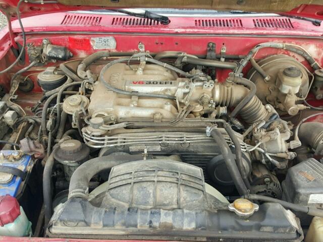 JT4VN13D6N5083486 - 1992 TOYOTA PICKUP 1/2 RED photo 7