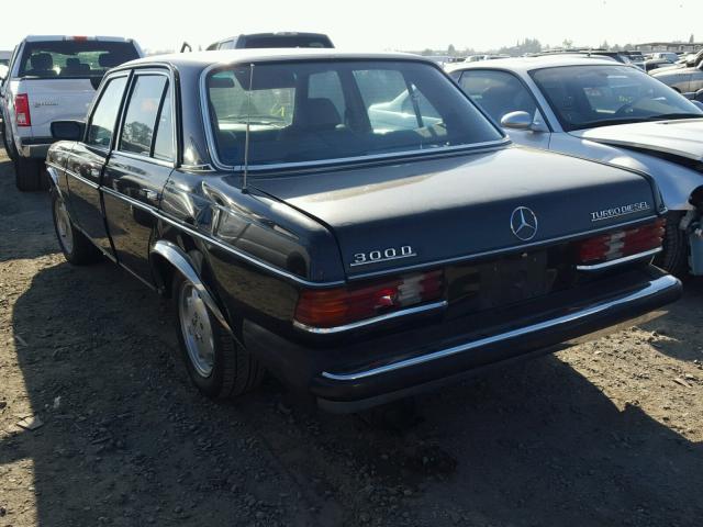 WDBAB33AXEA059982 - 1984 MERCEDES-BENZ 300 DT BLACK photo 3