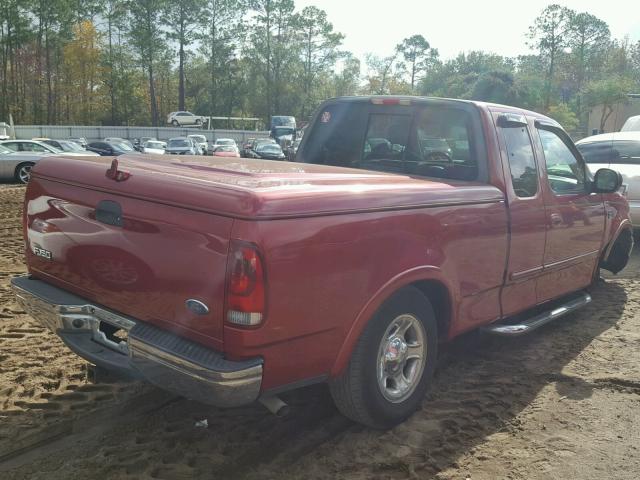 1FTRX17W42NC03899 - 2002 FORD F150 MAROON photo 4