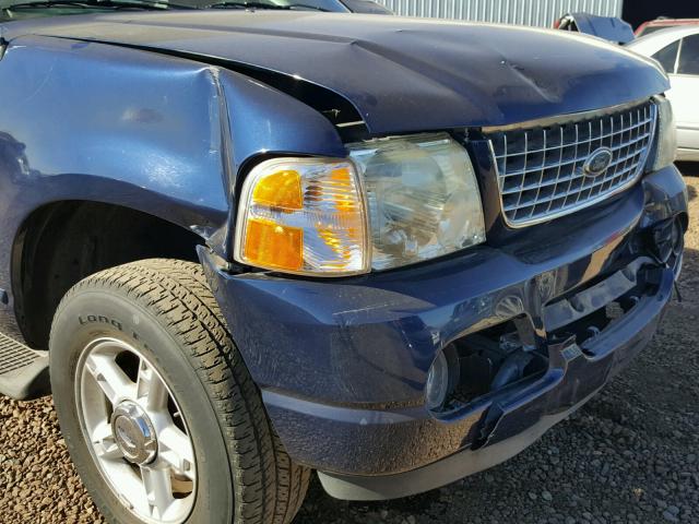 1FMZU63K25UA34156 - 2005 FORD EXPLORER X BLUE photo 9