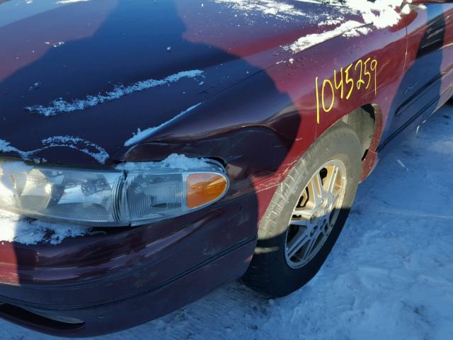 2G4WB52K711261627 - 2001 BUICK REGAL LS 勃艮第红 照片 10