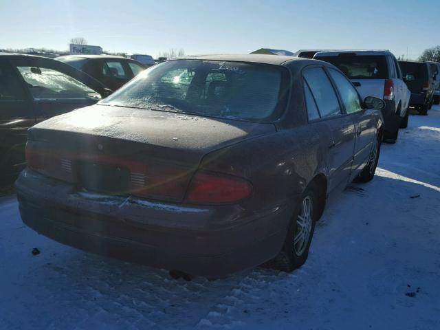 2G4WB52K711261627 - 2001 BUICK REGAL LS BURGUNDY photo 4