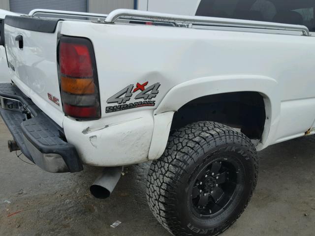 1GTHK29284E398659 - 2004 GMC SIERRA K25 WHITE photo 9