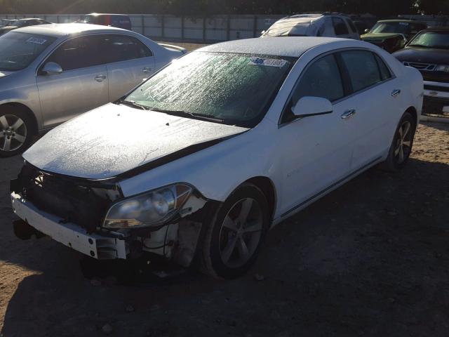 1G1ZC5E04CF363870 - 2012 CHEVROLET MALIBU 1LT WHITE photo 2