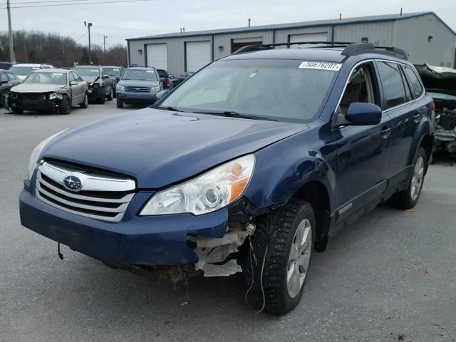 4S4BRBCC8A3319108 - 2010 SUBARU OUTBACK 2. BLUE photo 2