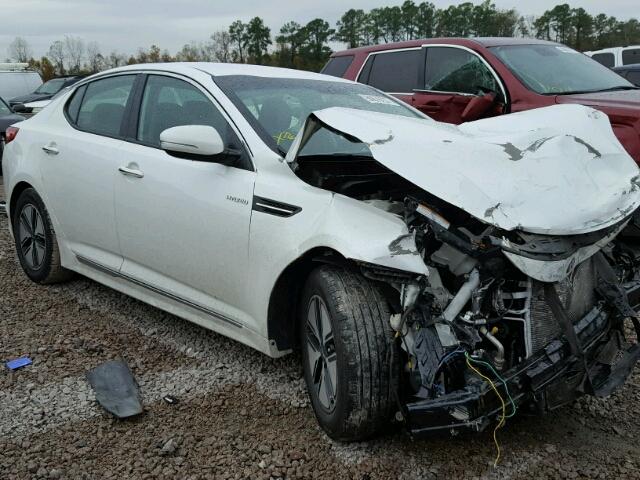 KNAGM4AD6D5060530 - 2013 KIA OPTIMA HYB WHITE photo 1