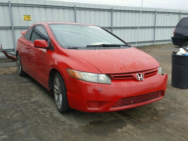 2HGFG215X7H708713 - 2007 HONDA CIVIC SI RED photo 1