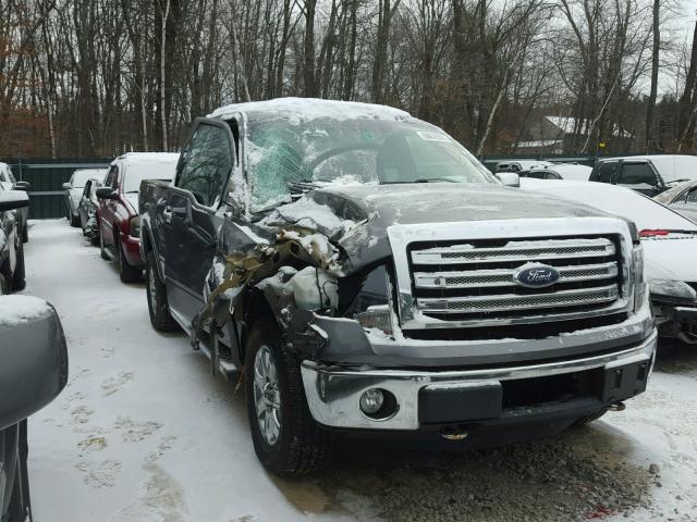 1FTFX1ET3DKF89635 - 2013 FORD F150 SUPER GRAY photo 1