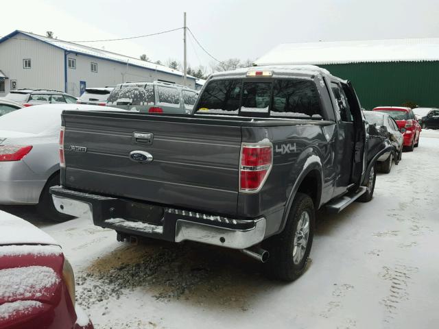 1FTFX1ET3DKF89635 - 2013 FORD F150 SUPER GRAY photo 4