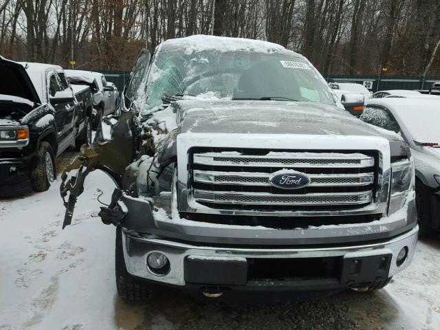 1FTFX1ET3DKF89635 - 2013 FORD F150 SUPER GRAY photo 7